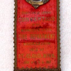 Minnesota Fire Department Association Annual Conference Delegate Badge/Ribbon St. Cloud 1907