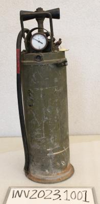 The Phister Manufacturing Company Brand Phister No. 1B-EM Carbon Tetrachloride Pump Fire Extinguisher With 1 Gallon Steel Tank