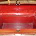 Red-painted Aluminum Toolbox