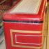 Red-painted Aluminum Toolbox