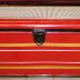 Red-painted Aluminum Toolbox