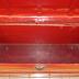 Red-painted Aluminum Toolbox