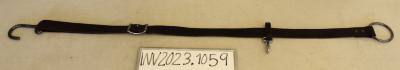 Leather Spanner Belt With Steel Metal Hook