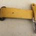 Yellow (Faux?) Leather Spanner Belt With Steel Metal Hook