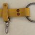 Yellow (Faux?) Leather Spanner Belt With Steel Metal Hook