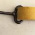 Yellow (Faux?) Leather Spanner Belt With Steel Metal Hook