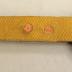 Yellow (Faux?) Leather Spanner Belt With Steel Metal Hook