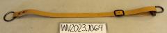 Yellow (Faux?) Leather Spanner Belt With Steel Metal Hook