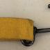Yellow (Faux?) Leather Spanner Belt With Steel Metal Hook