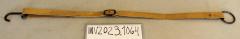 Yellow (Faux?) Leather Spanner Belt With Steel Metal Hook