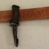 Red (Faux?) Leather Spanner Belt with Steel Hook and Crowbar Wrench 