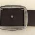 Leather Spanner Belt With Steel Metal Push Claw Hook
