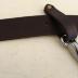 Leather Spanner Belt With Steel Metal Push Claw Hook