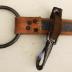 Red (Faux?) Leather Spanner Belt with Steel Hook and Crowbar Wrench 
