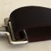 Leather Spanner Belt With Steel Metal Push Claw Hook
