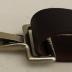 Leather Spanner Belt With Steel Metal Push Claw Hook