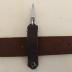 Leather Spanner Belt With Steel Metal Push Claw Hook