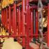 Red Extension Ladder for M.F.D. Pumper Truck