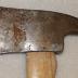 Steel Metal Pick Axe with Long White Wood Handle