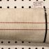 Large and Wide Section of Fire Hose With Woven White Cotton Jacket and Black Rubber Lining