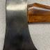 Fire Ax with Silver Steel Metal Head and Wooden Handle
