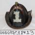 Cataract 1 Black Leather Firefighter's Helmet