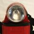 Koehler Brand Red Plastic Electric Lantern
