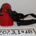 Koehler Brand Red Plastic Electric Lantern