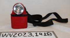 Koehler Brand Red Plastic Electric Lantern