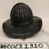 Black-Painted Aluminum Metal Firefighter's Helmet