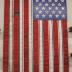 Fire Hose and Fire Badge American Flag Artwork