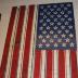 Fire Hose and Fire Badge American Flag Artwork