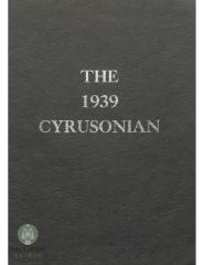 Cyrus High School 1939 yearbook "The Cyrusonian" Cyrus, Minnesota