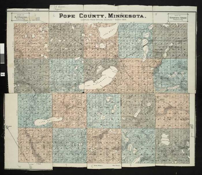 Pope County Minnesota (Plat Map)