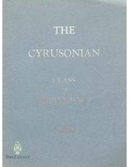 Cyrus High School 1934 yearbook "The Cyrusonian" Cyrus, Minnesota