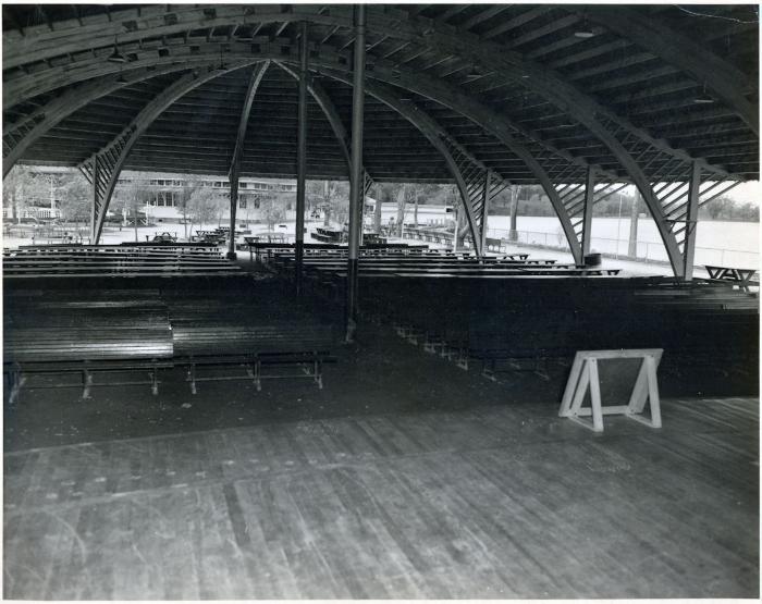 Excelsior Amusement Park pavilion, 1951