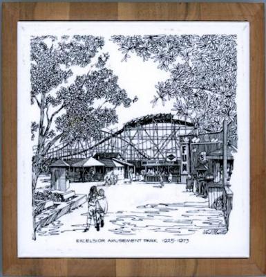 Excelsior Amusement Park Trivet