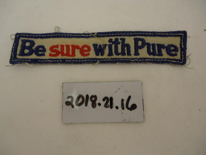 Pure Oil Identification Patch