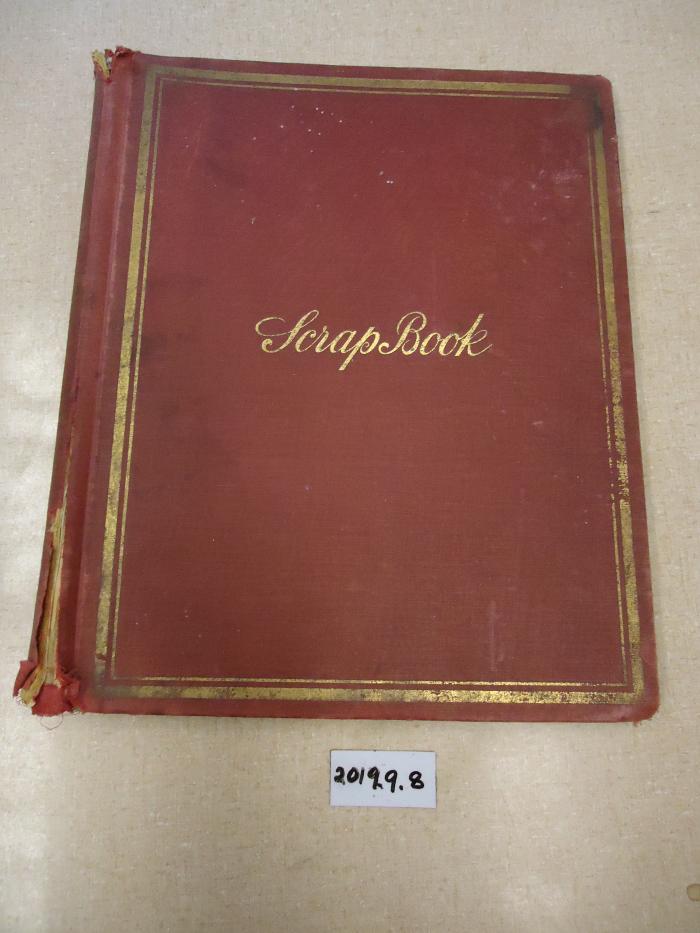 Scrapbook with Clippings