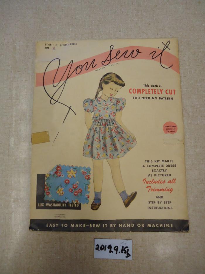 Pre-cut Child's Dress Pattern