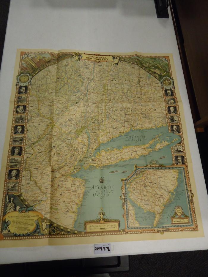 Map, New York City and Environs