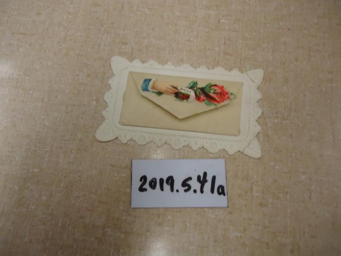 Miss R. H. Bowers' Calling Card Envelope
