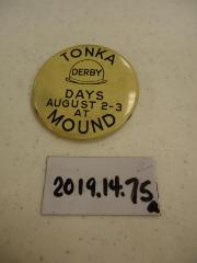 Tonka Derby Days Pinback Button