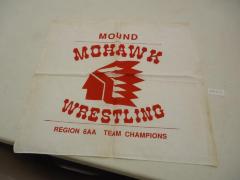 Mound Mohawk Wrestling Championship Team Hankie