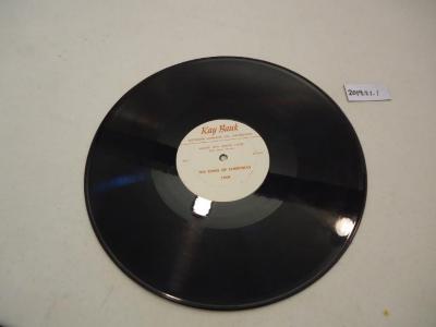 Record Album, "The Christmas Song", Recorded by Mound High School Choir