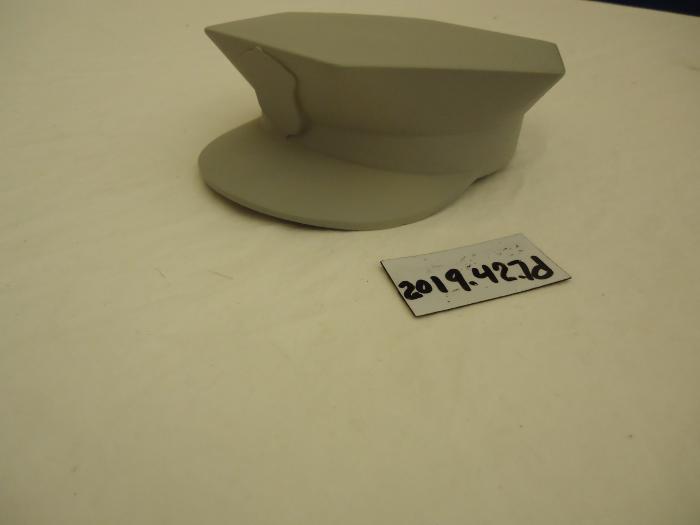 Plush Teddy Bear 1st Police Hat Prototype, Gray
