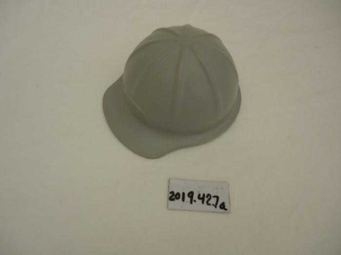 Plush Teddy Bear 1st Hardhat Prototype, Gray