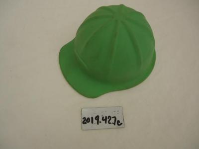 Plush Teddy Bear 1st Hardhat Prototype, Green