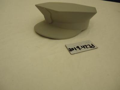 Plush Teddy Bear 1st Police Hat Prototype, Gray