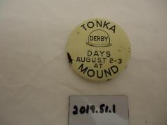 Tonka Derby Days Pinback Button